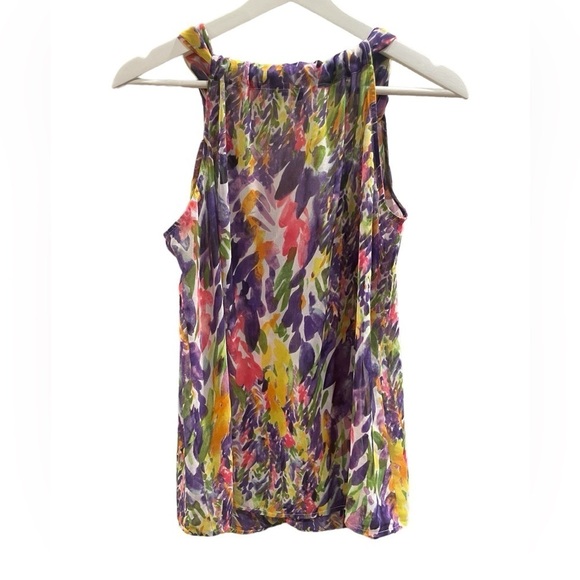 CABI Petals Floral Tank Blouse Size S - Picture 3 of 8